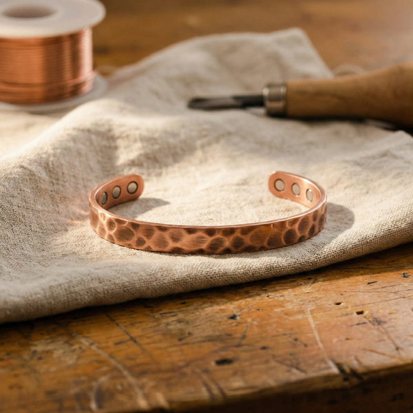 Furrow-Kupferarmband von Maria & Sandra