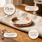 Flow-Kupferarmband von Maria & Sandra