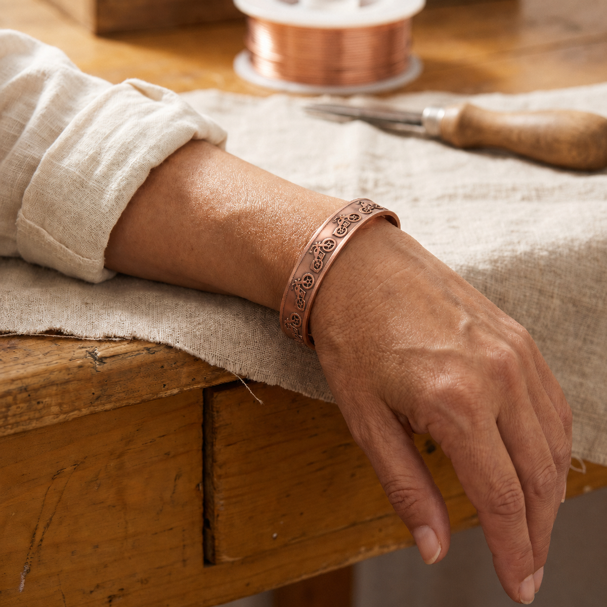 Brae-Kupferarmband von Maria & Sandra