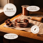 Burr-Kupferring von Maria & Sandra