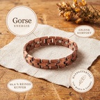 Gorse-Herren-Kupferarmband von Maria & Sandra