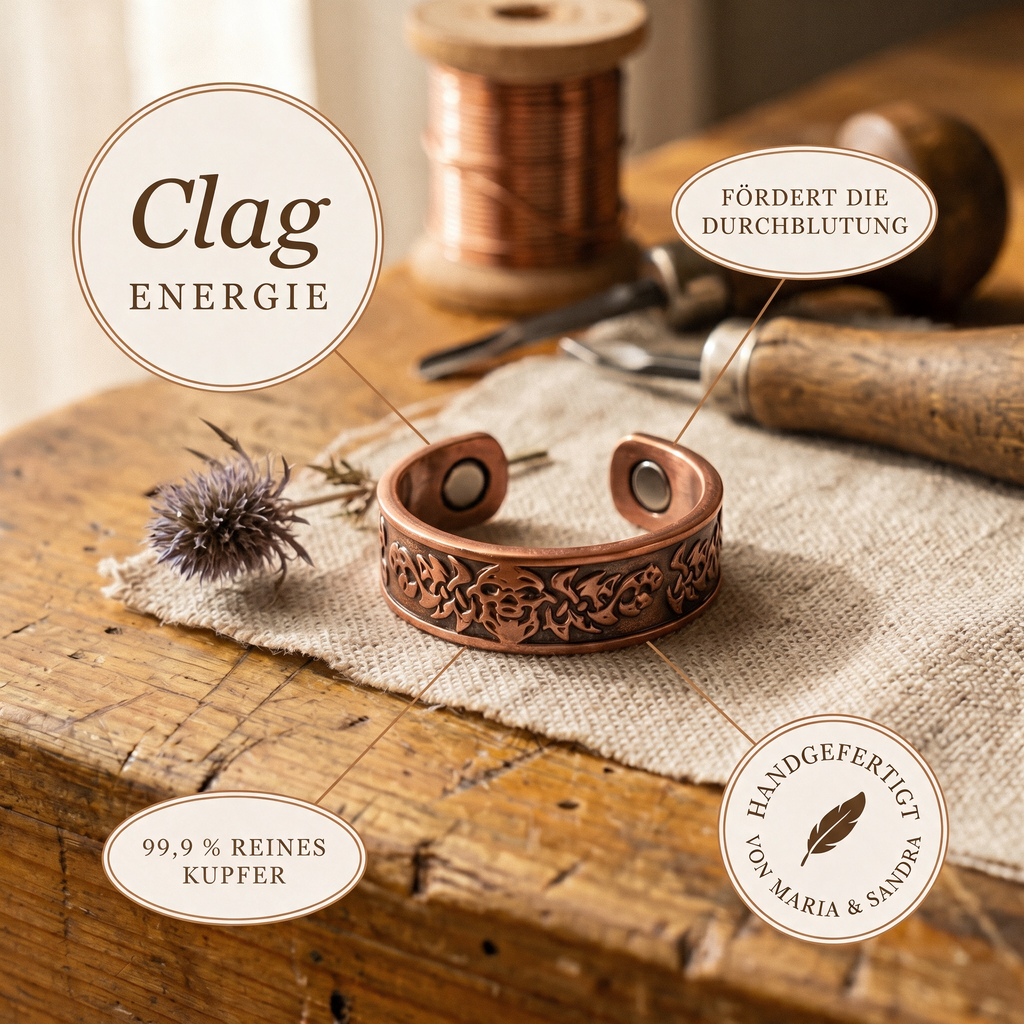 Clag-Kupferring von Maria & Sandra