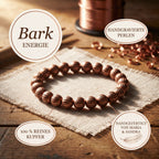 Bark-Kupferarmband von Maria & Sandra
