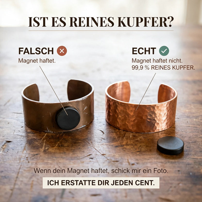 Shell-Kupferarmband von Maria & Sandra
