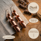 Dusk-Kupferohrringe von Maria & Sandra