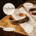Weave-Kupferarmband von Maria & Sandra