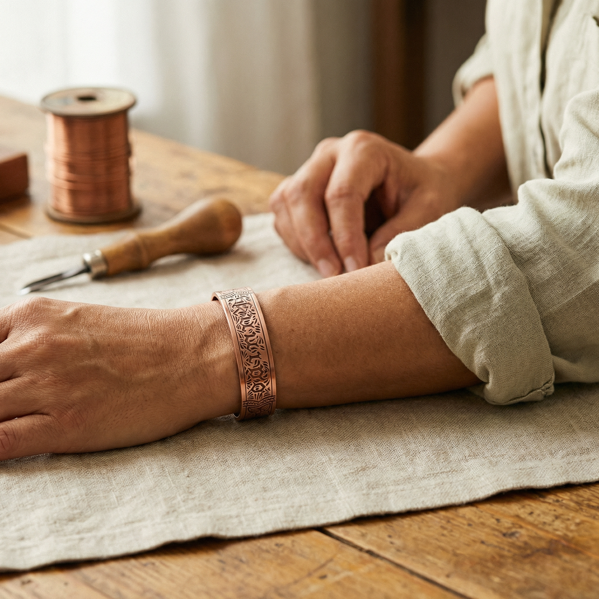 Drift-Kupferarmband von Maria & Sandra