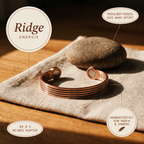 Ridge-Kupferarmband von Maria & Sandra