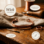 Wick-Kupferarmband von Maria & Sandra