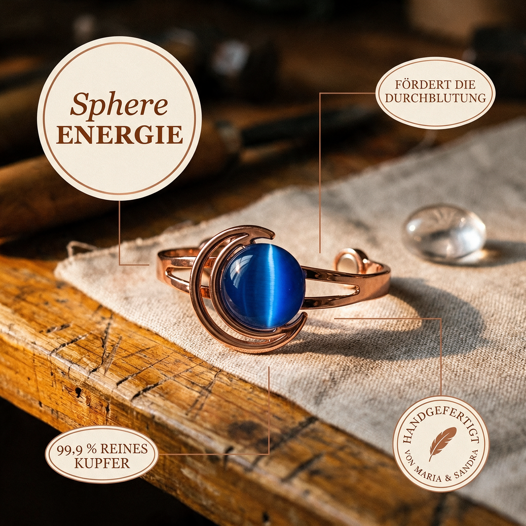 Sphere-Kupferarmband von Maria & Sandra