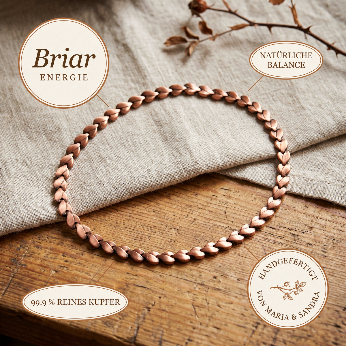 Briar-Kupferkette von Maria & Sandra