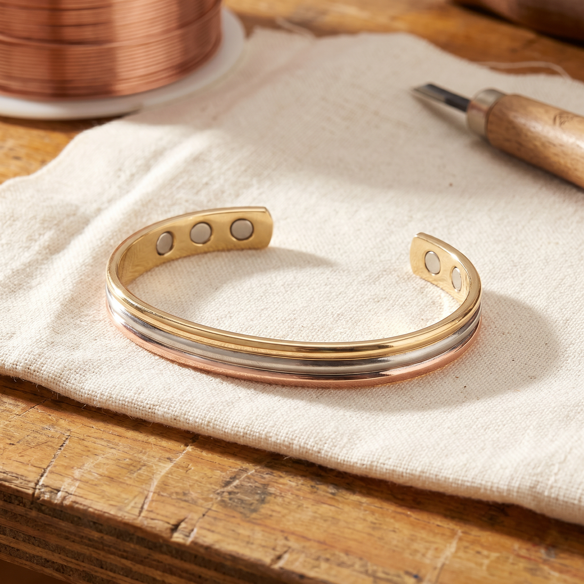 Fell-Kupferarmband von Maria & Sandra