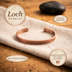 Loch-Kupferarmband von Maria & Sandra