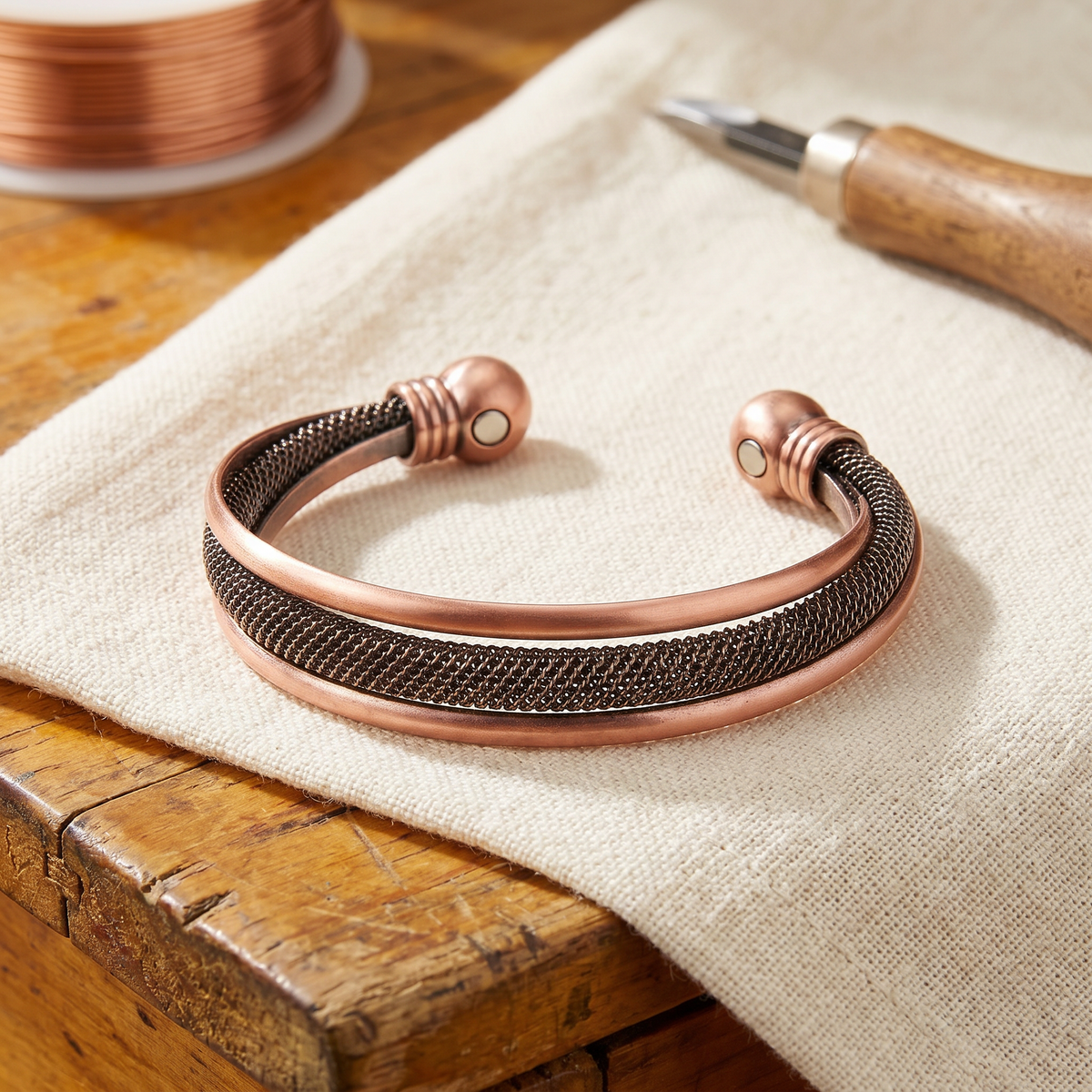Cairn-Kupferarmband von Maria & Sandra