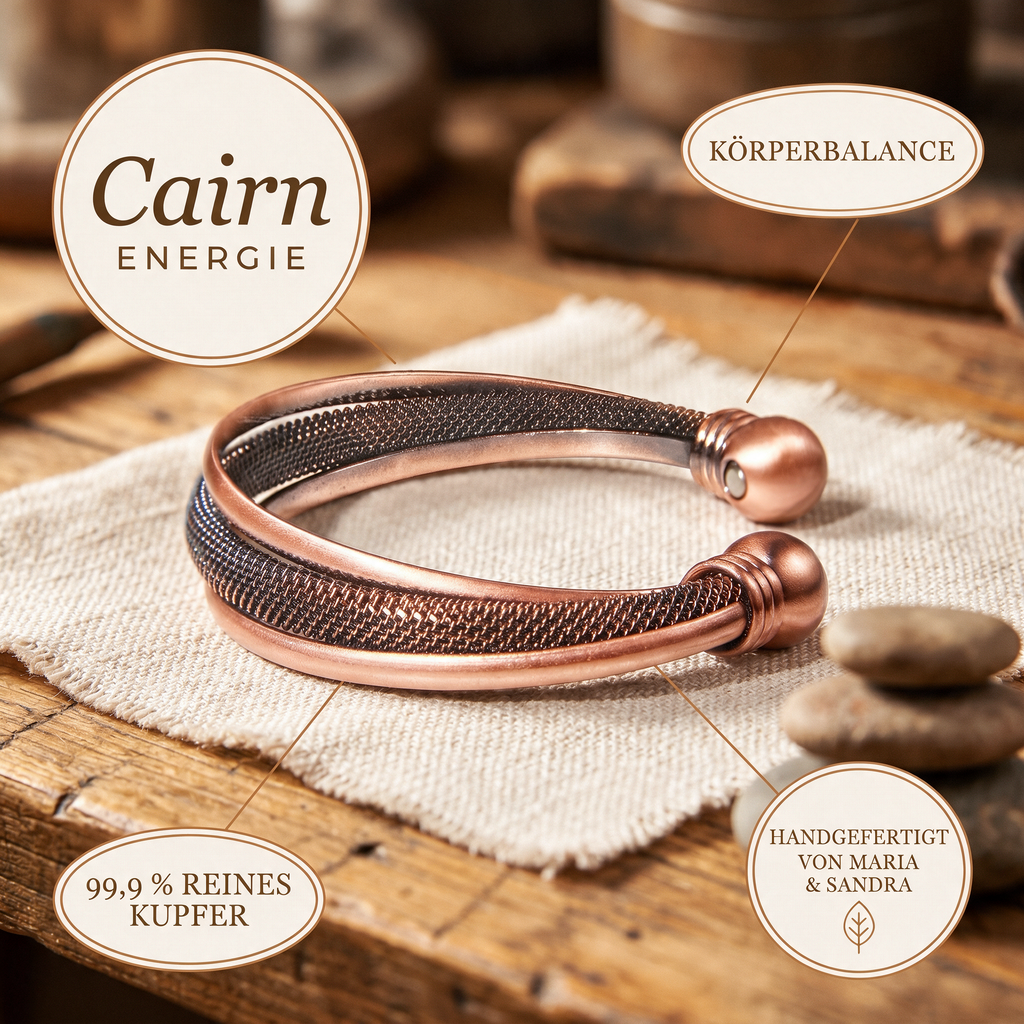 Cairn-Kupferarmband von Maria & Sandra