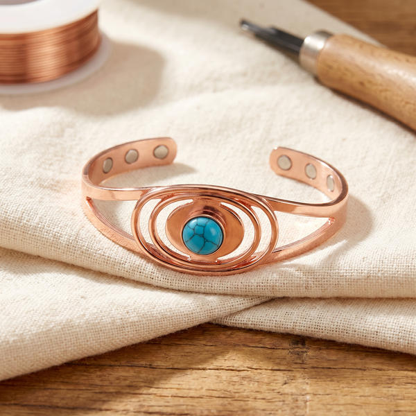 Sedge-Kupferarmband von Maria & Sandra