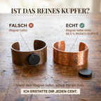 Root-Kupferarmband von Maria & Sandra