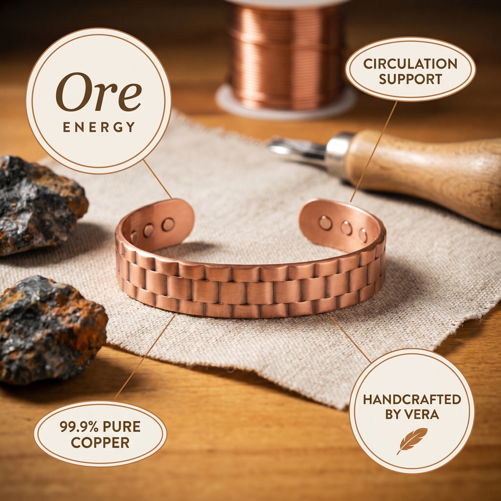 Ore-Herren-Kupferarmband von Maria & Sandra
