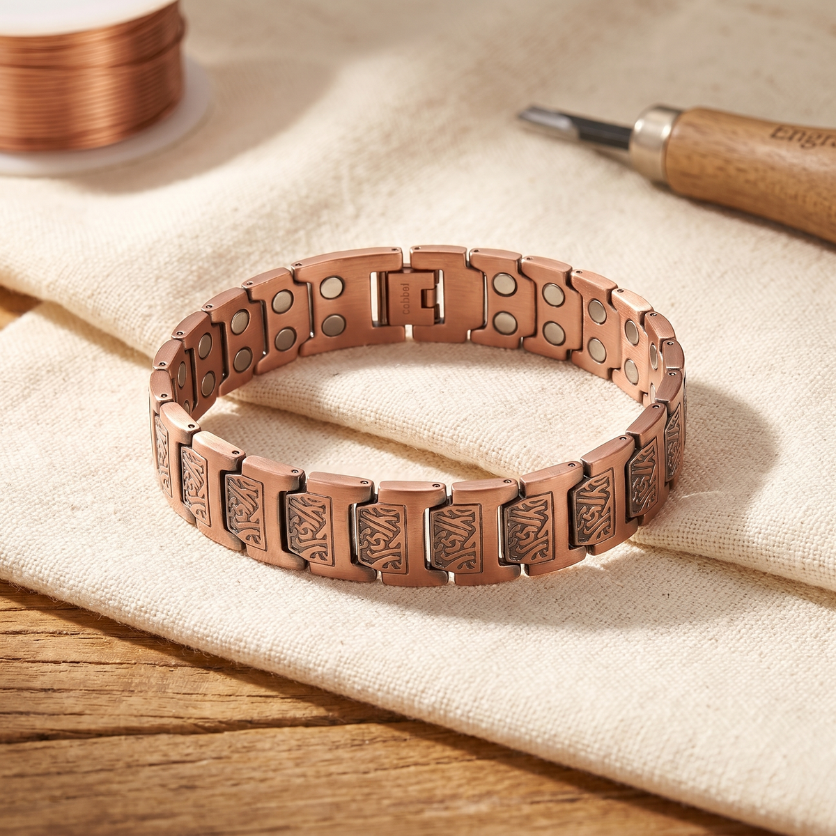 Glen-Herren-Kupferarmband von Maria & Sandra