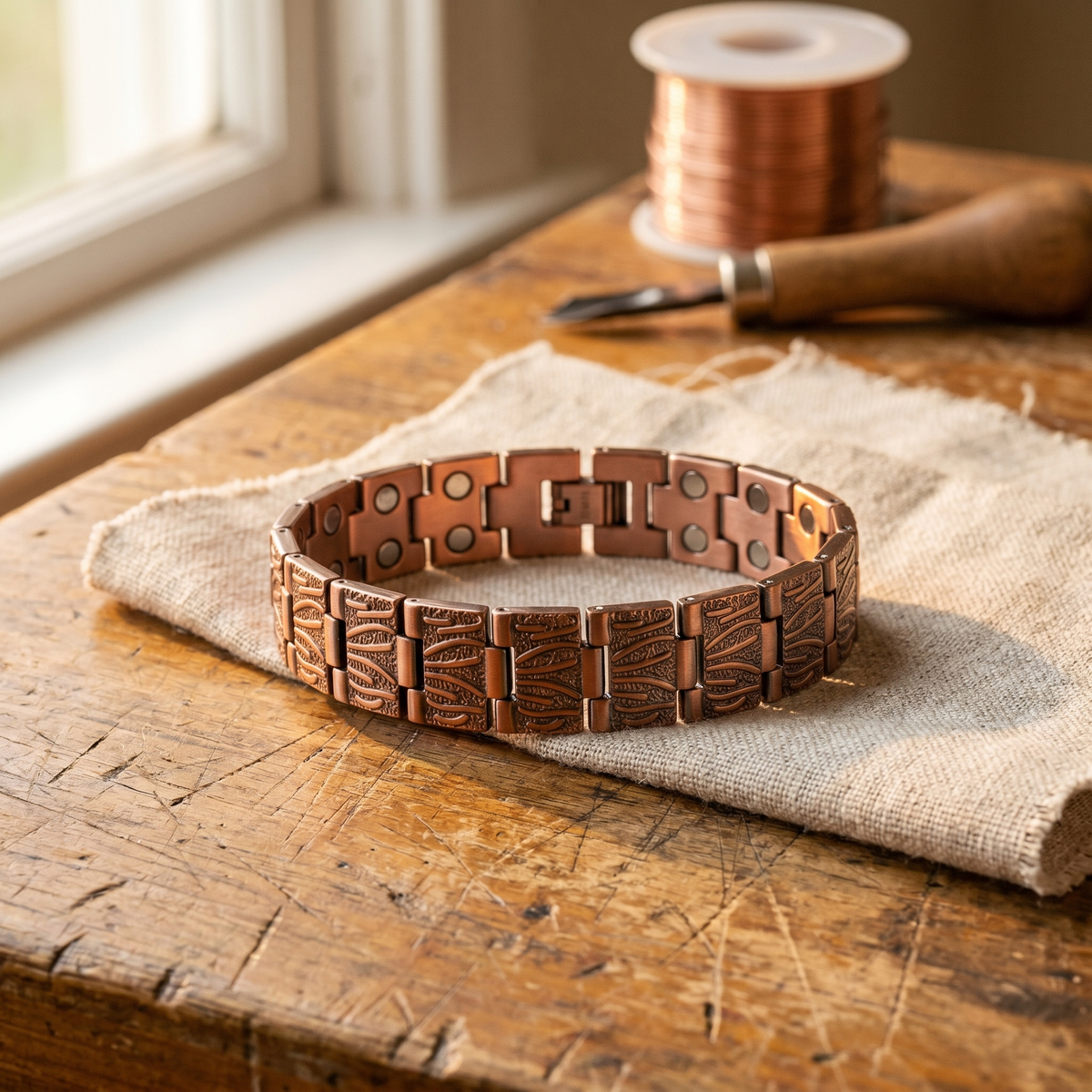 Grit-Herren-Kupferarmband von Maria & Sandra
