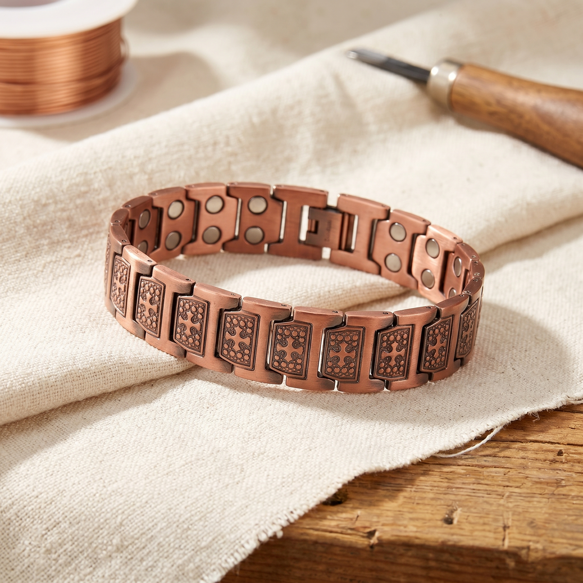 Gale-Herren-Kupferarmband von Maria & Sandra