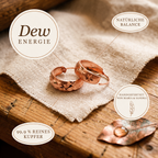 Dew-Kupferohrringe von Maria & Sandra