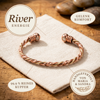 River-Kupferarmband von Maria & Sandra