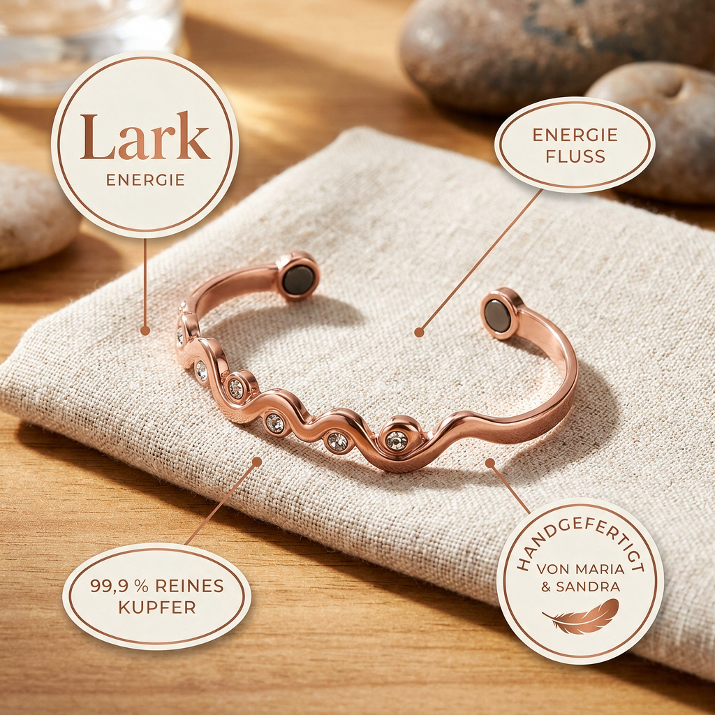 Lark-Kupferarmband von Maria & Sandra