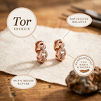 Tor-Kupferohrringe von Maria & Sandra