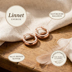 Linnet-Kupfer-Creolen von Maria & Sandra