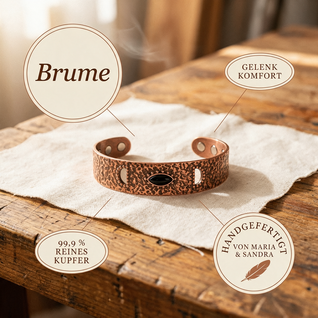 Brume-Kupferarmband von Maria & Sandra