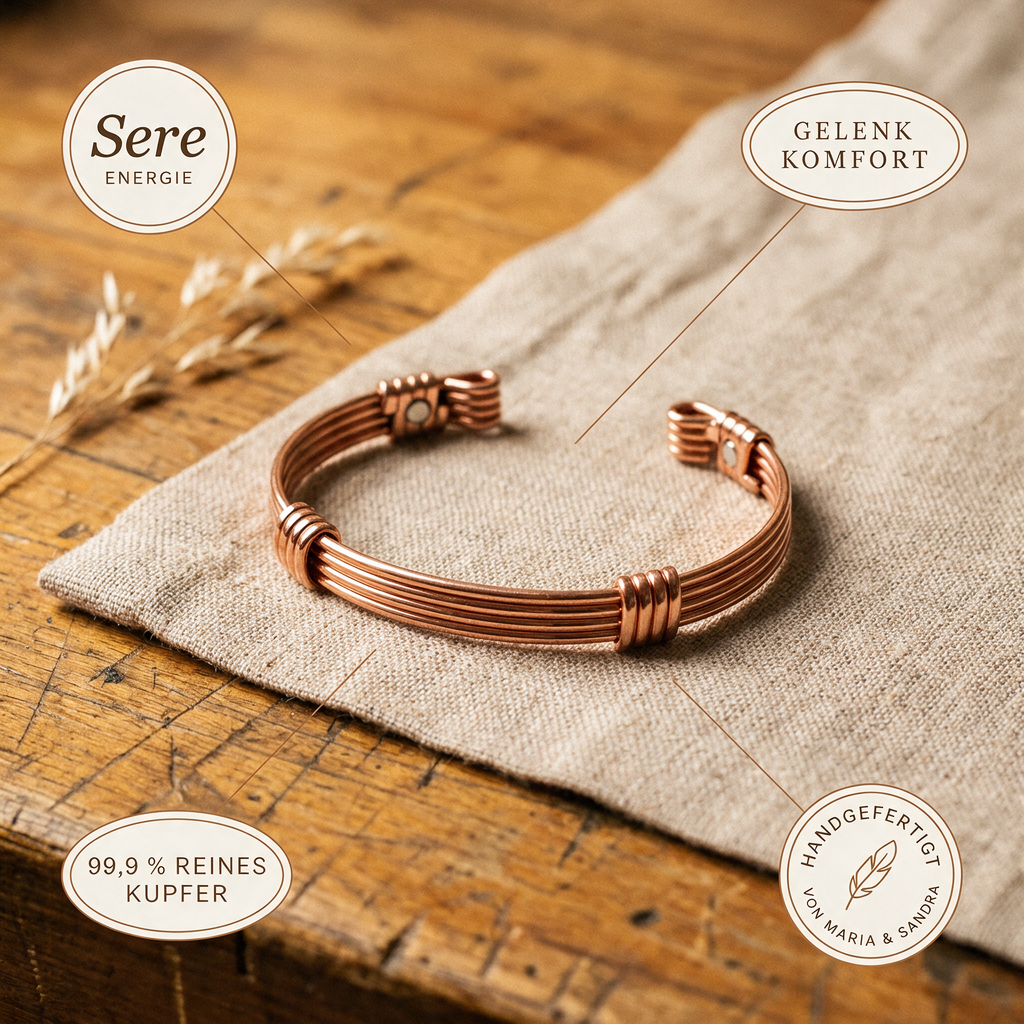 Sere-Kupferarmband von Maria & Sandra