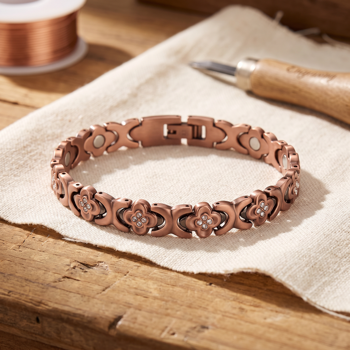 Keel-Kupferarmband von Maria & Sandra