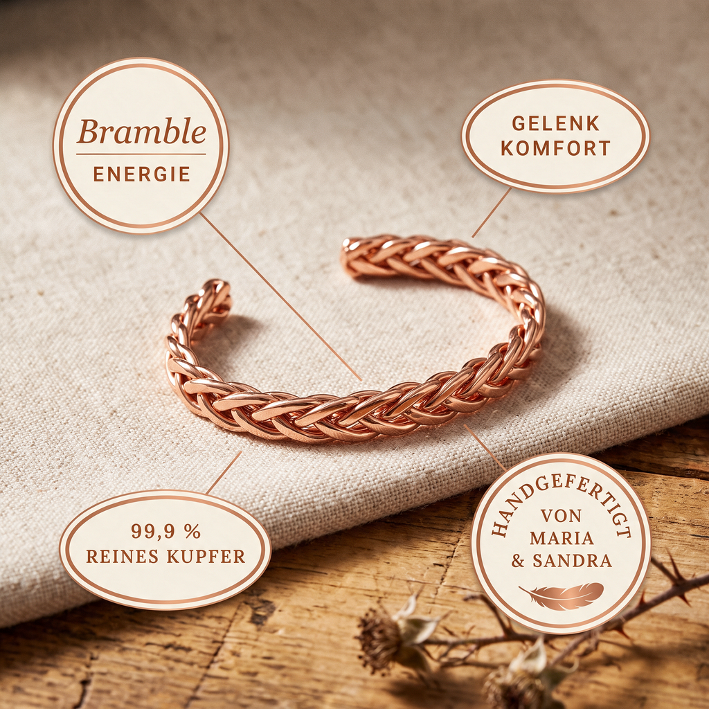 Bramble-Kupferarmband von Maria & Sandra
