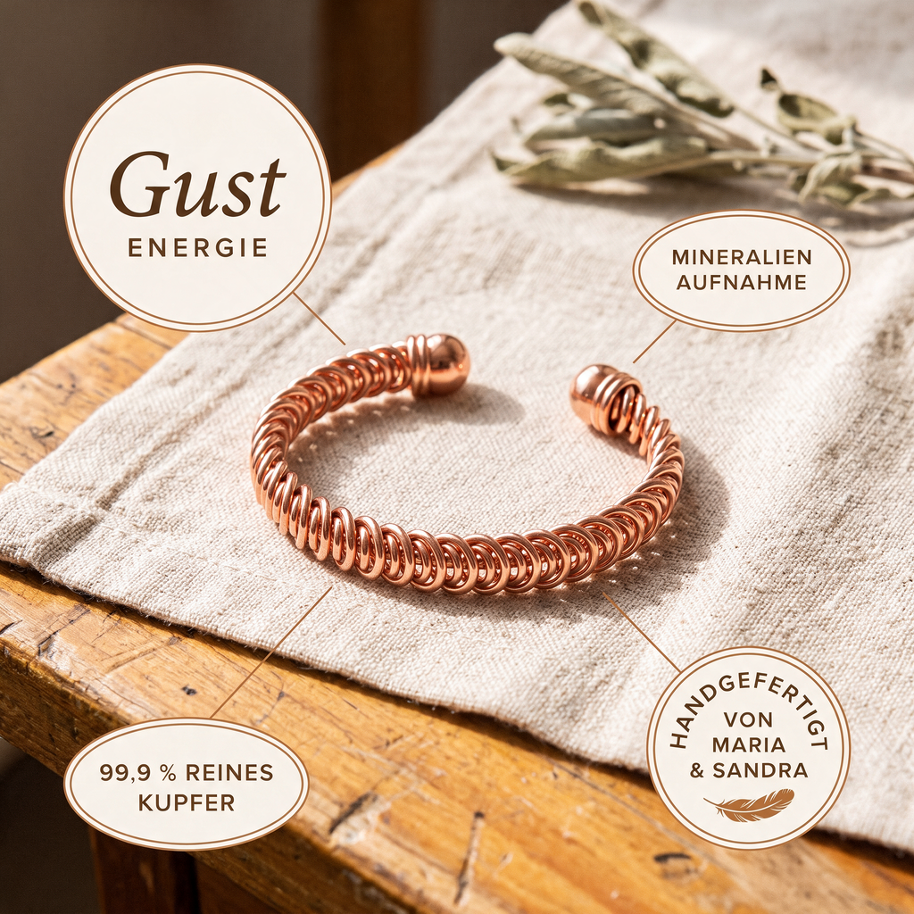 Gust-Kupferarmband von Maria & Sandra