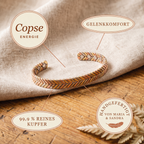 Copse-Kupferarmband von Maria & Sandra