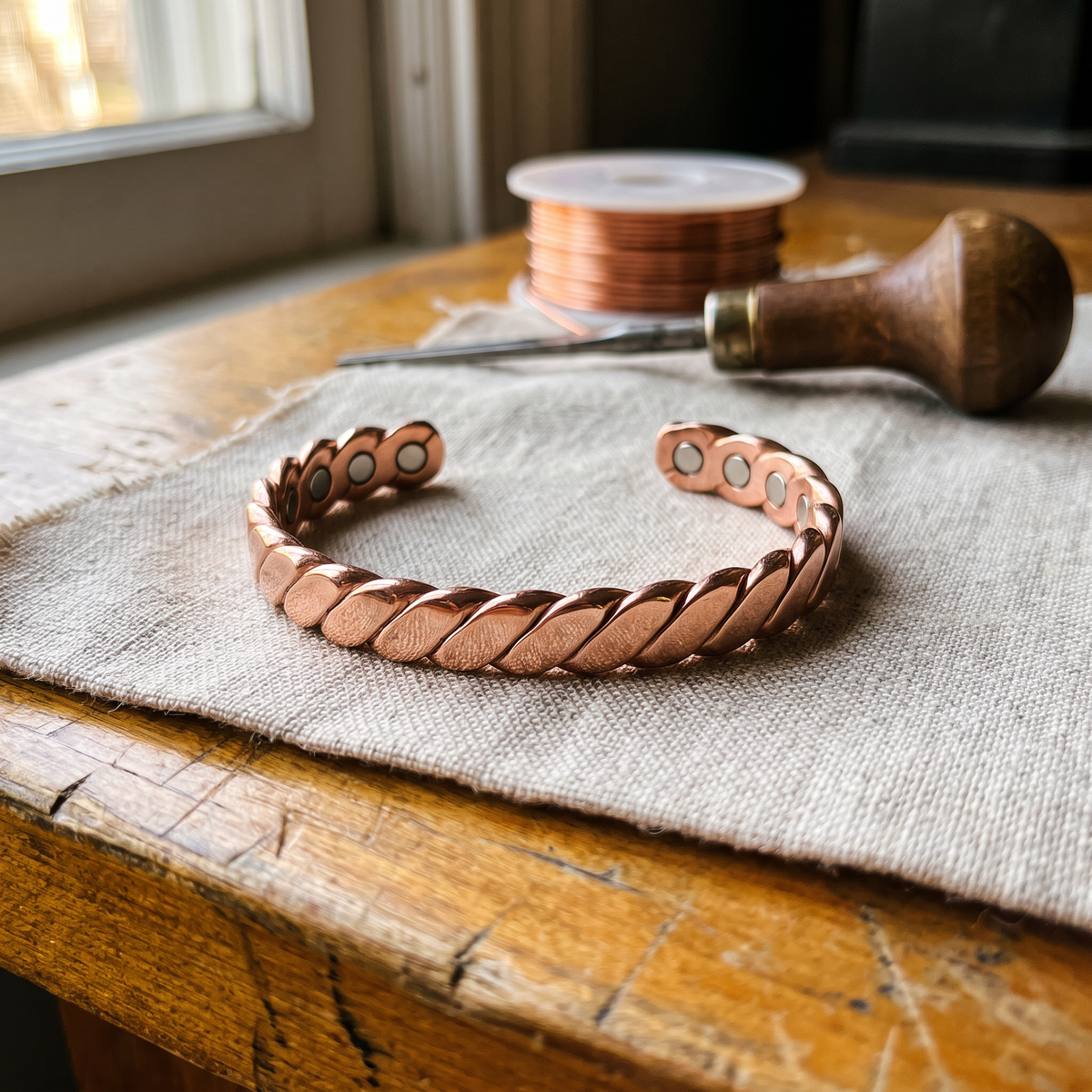 Bough-Kupferarmband von Maria & Sandra