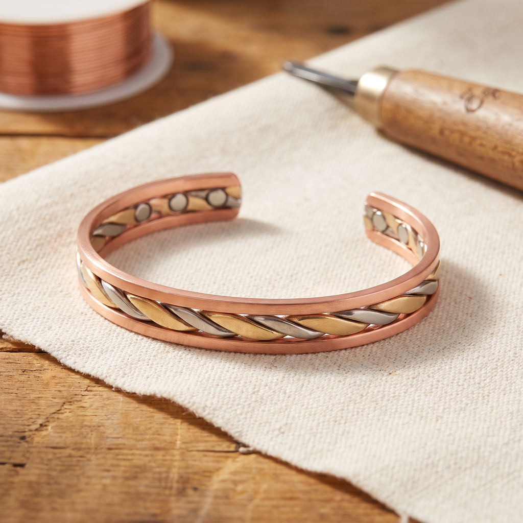 Bud-Kupferarmband von Maria & Sandra