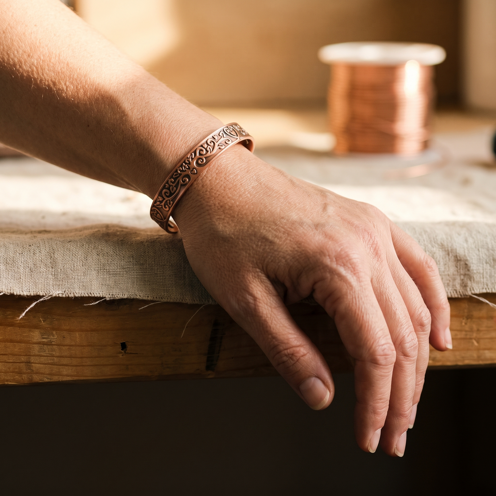 Tide-Kupferarmband von Maria & Sandra