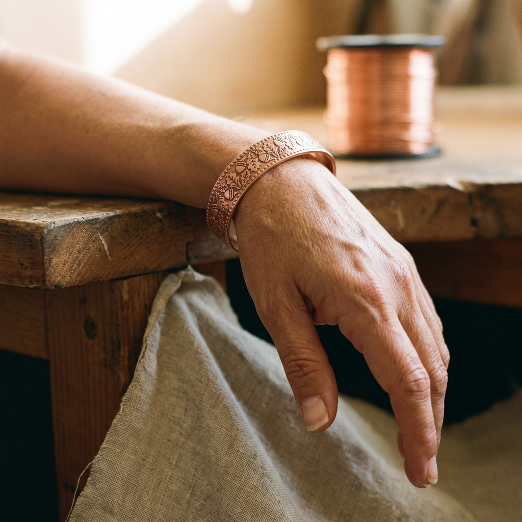 Timber-Kupferarmband von Maria & Sandra