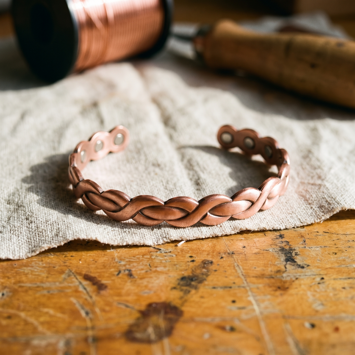 Loom-Kupferarmband von Maria & Sandra